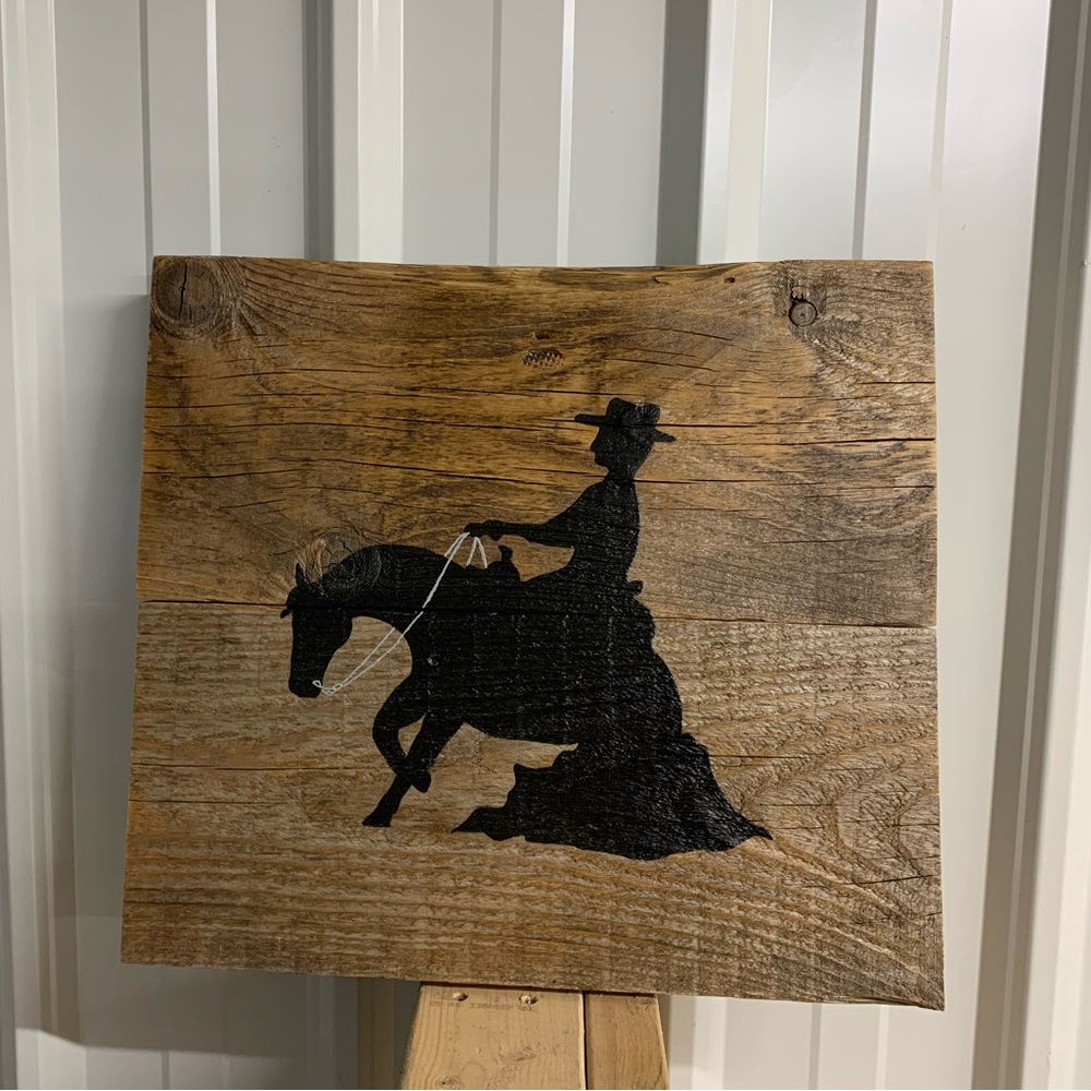 Wood Canvased Painting